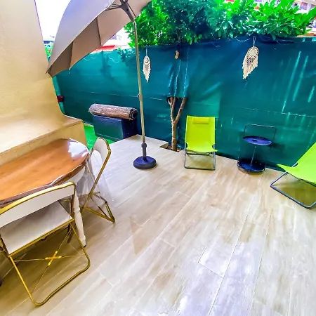 50m - 2 Pieces Jardin Garage Lejlighed